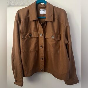 Old Navy Women's Brown Utility Jacket XXL